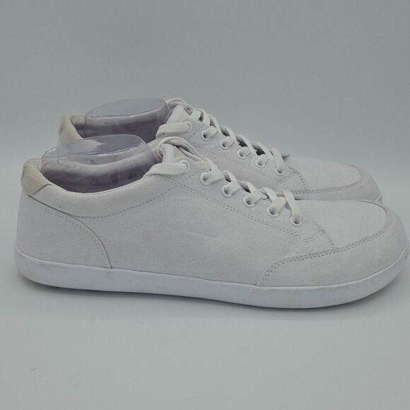 Splay Freestyle 2.0 Men 12 White Barefoot Canvas Shoes Sneakers Minimalist EUC main image 4